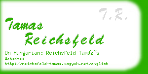 tamas reichsfeld business card